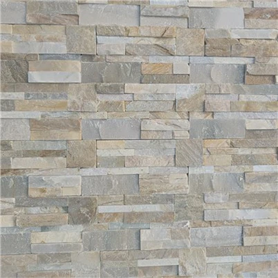 Камък за облицовка на стени Златен мед Бежов шисти JRFS-014