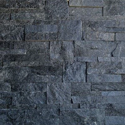 Черен кварцит Ledger Stone Furnier Вътрешни и външни врати JRFS-041